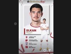 Timnas Indonesia Beri Ucapan Ulang Tahun, Foto Elkan Baggott Kenakan Jersey Erspo Disorot