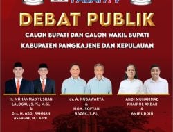 Debat Perdana, KPU Pangkep Harap Partisipasi Pemilih Meningkat