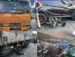 Lagi, Truk Tronton Tabrak 8 Kendaraan di Slipi, Satu Orang Tewas