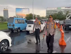Hujan Tak Jadi Halangan, Kapolres Pelabuhan Makassar Pantau Langsung