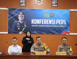 Sepanjang 2024, 61 Kasus Narkoba Ditangani Polres Maros