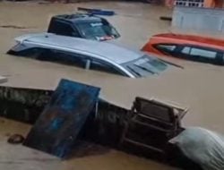 Hujan Dua Hari, Barru Jadi Lautan, Fasilitas Umum hingga Kendaraan Terendam