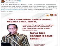 Akun Div Humas Polri Unggah Foto Jokowi, Kuatkan Narasi Partai Cokelat, Lia Amalia: Presiden Sebenarnya Siapa?