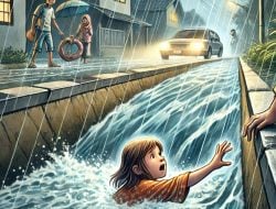 Drainase Meluap, Nyawa Bocah 8 Tahun Tak Tertolong
