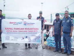 Kurir Langit Indonesia Kerahkan Kapal Pangan Nusantara ke NTT
