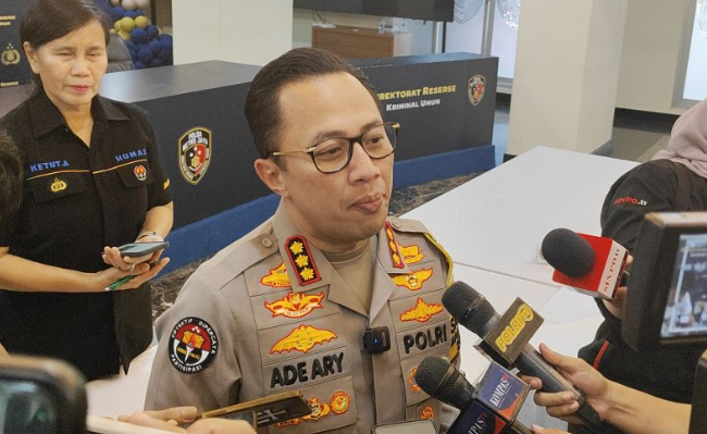 Kabid Humas Polda Metro Jaya Komisaris Besar Polisi Ade Ary Syam Indradi. ANTARA/Ilham Kausar