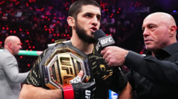 Juara kelas ringan Ultimate Fighting Championship (UFC) Islam Makhachev berhasil mempertahankan gelar juara untuk keempat kalinya setelah mengalahkan Renato Moicano dalam acara utama UFC 311 di Intuit Dome, California, pada Minggu (19/1/2025) WIB. (Laman MMA Fighting)