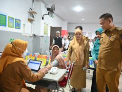 Pj Gubernur Sulsel Fadjry Djufry Launching Program Pemeriksaan Kesehatan Gratis di Puskesmas Tamalate
