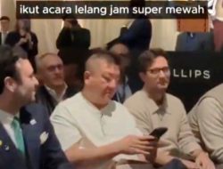 Tan Kian Terekam Kamera Ikuti Lelang Jam Tangan Mewah, Warganet: Wajah Hukum Indonesia?