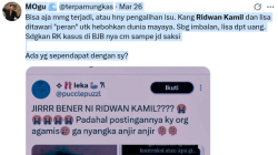 Tuduhan Perselingkuhan Ridwan Kamil, Warganet Bilang Pengalihan Isu Kasus BJB