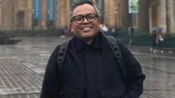 Deputi Bidang Protokol, Pers, dan Media Sekretariat Presiden Yusuf Permana memberikan keterangan pers di Mesir, Sabtu (12/4/2025) (ANTARA/HO-Biro Pers Sekretariat Presiden)