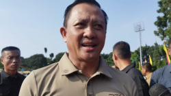 Danjen Kopassus TNI AD Mayjen TNI Djon Afriandi di Markas Kopasus Cijantung, Jakarta, Sabtu (26/4/2025). ANTARA/Bagus Ahmad Rizaldi