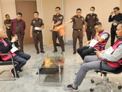 Rekonstruksi Suap Hakim CPO, Kejagung Peragakan Alur Dugaan Suap