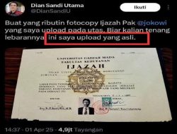 Berharap Jokowi Tunjukkan Ijazah Aslinya, Gigin Praginanto: Tidak Mau Tunjukkan Berarti Memang Tidak Punya