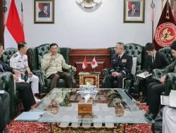 Menhan RI dan Kepala Staf Gabungan Pasukan Bela Diri Jepang, Bahas Stabilitas Maritim dan Perdamaian Kawasan