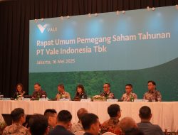 PT Vale Gelar RUPS Tahunan, Berikut Susunan Direksi dan Komisaris yang Baru