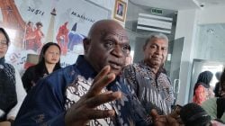 Menteri Hak Asasi Manusia (HAM) Natalius Pigai melakukan kunjungan kerja ke Kantor Wilayah Kementerian HAM Susel (Foto: Muhsin/fajar)