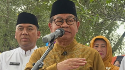 Gubernur DKI Jakarta Pramono Anung Wibowo saat dijumpai di Kalijodo, Jakarta Barat, Jumat (16/5/2025). ANTARA/Lifia Mawaddah Putri