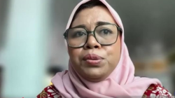 Ketua KPAI Ai Maryati Solihah dalam konferensi pers daring di Jakarta, Jumat (16/5/2025). ANTARA/Anita Permata Dewi
