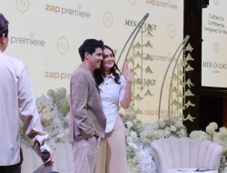 Motif Gaun Akad Nikah Luna Maya Ternyata Dibuat dari Lukisan Sang Ayah, Ini Maknanya