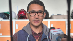 Juru Bicara KPK Budi Prasetyo saat memberikan keterangan di Gedung Merah Putih KPK, Jakarta, Kamis (22/5/2025). (ANTARA/Rio Feisal)