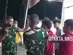 Diteriaki Warga, Terduga Begal Tak Berkutik di Tangan Prajurit TNI