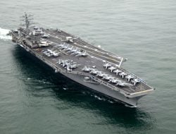 Kapal Induk Amerika yang Melintas di Laut Natuna Ternyata Bertenaga Nuklir, TNI Buka Suara