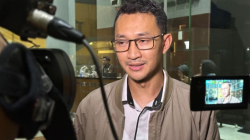 Juru Bicara Komisi Pemberantasan Korupsi Budi Prasetyo. (ANTARA/Rio Feisal)