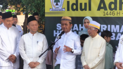 Ketua Umum DPP Partai Golkar Bahlil Lahadalia di Kantor DPP Partai Golkar, Slipi, Jakarta Barat, Jumat (6/6/2025). ANTARA/Walda Marison