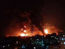 Iran Serang Kilang Minyak Israel di Haifa, Kobaran Api Membumbung Tinggi
