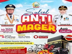 Pemprov Sulsel Mohon Maaf atas Penutupan Jalan untuk Kegiatan Sulsel Anti Mager Besok