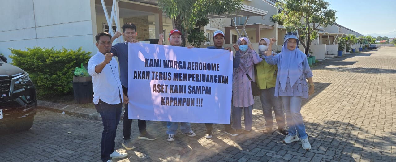 Tolak Putusan Pailit Developer Perumahan Elite, Ratusan Warga yang Terancam Digusur Geruduk PN Makassar