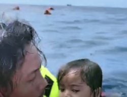 Sosok Pria Penyelamat Balita yang Terombang-ambing di Laut Saat KM Barcelona V Terbakar Akhirnya Terungkap