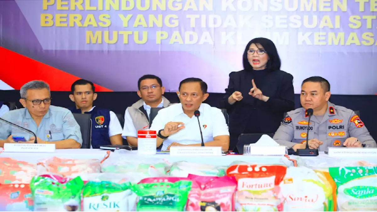 Satgas Pangan Polri Beber Perusahaan Pengoplos Beras, Sita 201 Ton Beras