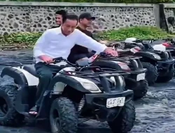 Jokowi Asyik Naik ATV di Bali, Netizen Colek Roy Suryo Cs: Silakan Tantrum Massal