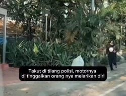 Kayak Lihat Hantu! Pemotor di Makassar Kabur Ketakutan Saat Lihat Polisi