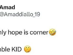 Sindiran Amad Diallo Usai Kalahkan Arsenal, Sebut Terlalu Bergantung dengan Sepak Pojok