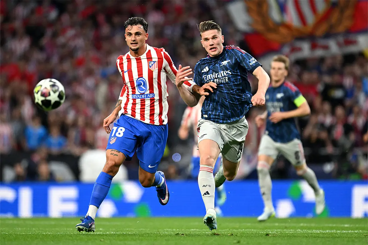 Drama Penalti di Semifinal Liga Champions, Atletico Madrid vs Arsenal Imbang 1-1